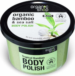 Organic Shop Scrub Σώματος Tropical Bamboo & Sea Salt 250ml