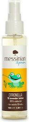 Messinian Spa Insektenabwehrmittel Lotion in Spray mit Zitronella und Lavendel Geeignet für Kinder 100ml