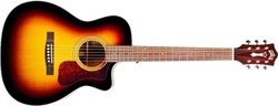 Guild Semi-Acoustic Guitar D-140CE Dreadnought Westerly Cutaway Sunburst