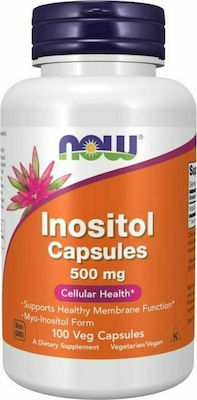 Now Foods Inositol Vitamina pentru Energie 500mg 100 capace