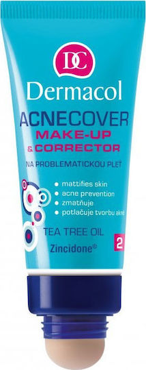 Dermacol Acnecover Make Up With Corrector 02 30ml