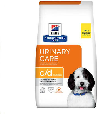 Hill's Prescription Diet c/d Urinary Care 12kg Dry Food for Adult Dogs with Chicken