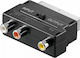 Konverter Scart männlich zu RCA weiblich 1Stück SC-3CH
