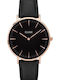 Cluse La Boheme Women's Watch with Black Leather Strap
