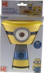 Minions Baby & Kids Feeding Set from Plastic 3 Pieces