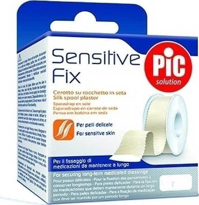 PiC Solution Sensitive Fix De mătase Bandă de bandajare 5cm x 5m