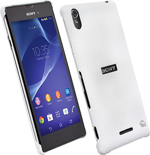 Krusell TextureCover Back Cover Plastic White