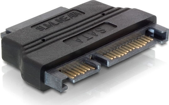 DeLock Adaptor Adaptor SATA 22-pini - Slim SATA 13-pini Negru (65156)