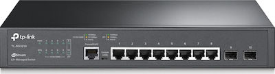 TP-LINK TL-SG3210 v2 Управление на L2 Switch с 8 Портове Ethernet и 2 SFP Портове