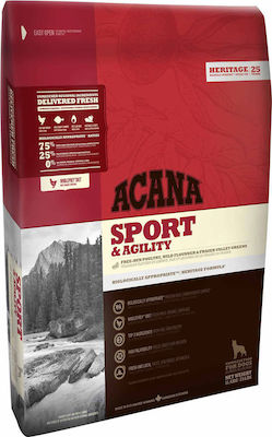 Acana Sport & Agility 17kg Trockenfutter für Hunde ohne Getreide mit Huhn und Geflügel