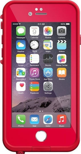 LifeProof Fre Водоустойчива С пълно покритие (360°) Пластмаса Водоустойчив Червен (iPhone 6/6s - iPhone 6/6s)