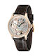 Thomas Earnshaw Bauer Watch Automatic with Brown Leather Strap