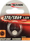 Ansmann 370/371 Μπαταρία Silver Oxide Ρολογιών SR69 1.55V 1τμχ