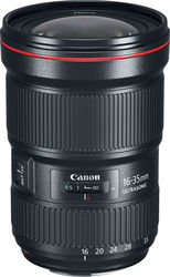 Canon Full Frame Camera Lens 16-35mm f/2.8L III USM Wide Angle Zoom for Canon EF Mount Black