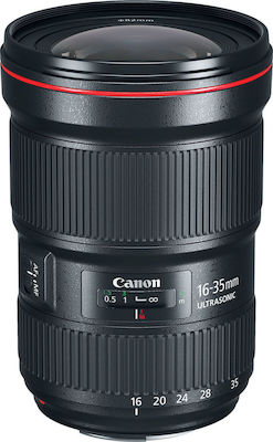 Canon Пълен кадър Камерен Обектив 16-35mm f/2.8L III USM Широкоъгълно увеличение за Канон EF Монтаж Черен