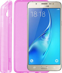 Idol 1991 Ultra Thin Umschlag Rückseite Silikon Rosa (Galaxy J5 2016) 8163630