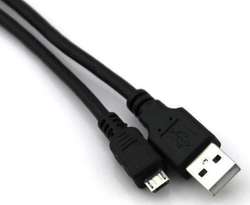 VCOM CU271-0.8 Редовна USB 2.0 към Микро USB 0.8м Черен
