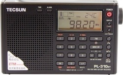 Tecsun PL-310ET Radio portabil Cu alimentare la rețea / baterie Negru