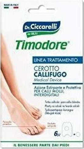 L'Officinale del Dottor Ciccarelli Επιθέματα Αφαιρετικά Eπικάλια Μαλακούς Κάλους για τους Κάλους 6τμχ
