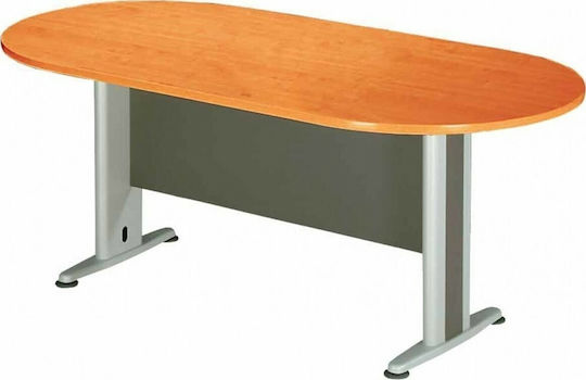 Konferenztisch 180x90x75cm Grey / Cherry Konferenztisch 180x90x75cm Grey / Cherry
