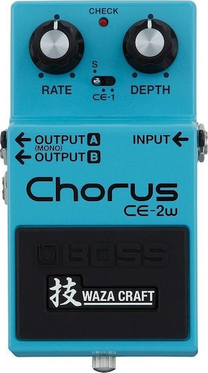 Boss CE-2W Педал Ефект Хор Електрическа китара и Електрически бас
