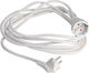 Eurolamp Extension Cable Cord 3x1.5mm²/5m White