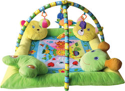 Lorelli Activity Playmat Plush Play Gym Multicolour for 0+ months (LxWxH) 80x80x55cm