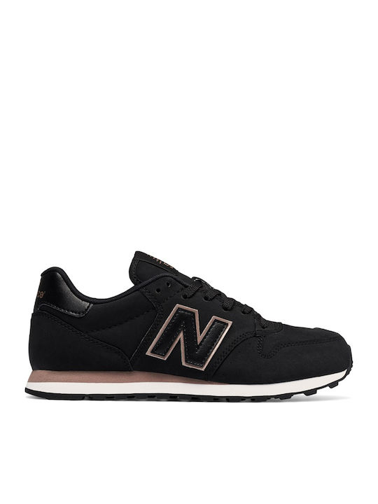 New Balance 500 Γυναικεία Sneakers Μαύρα