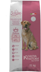Nuova Fattoria Supreme 15kg Dry Food for Adult Dogs with Pork and Meat Nuova Fattoria Supreme 15kg Dry Food for Adult Dogs with Pork and Meat