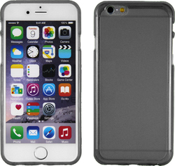 Forcell Silicone Διαφανής Μαύρη (Apple iPhone 6 Plus)