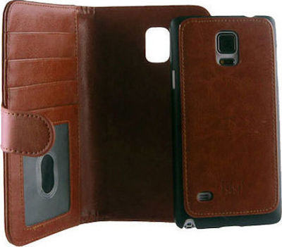 Idol 1991 Book Case Wallet 2in1 Καφέ (Samsung Galaxy Note 4)