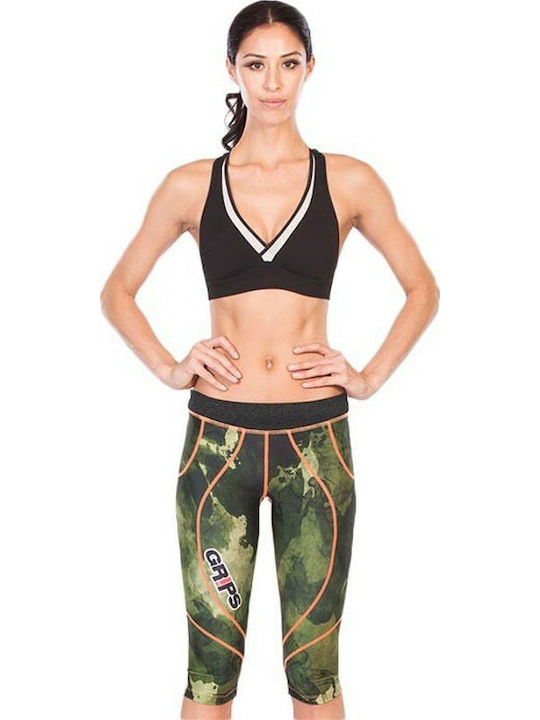 Grips Green Camo Short Leggings