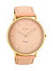 Oozoo Vintage Watch with Pink Leather Strap