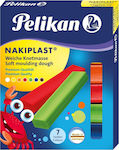 Pelikan Πλαστελίνες σε Κουτί Nakiplast για 3+ Ετών, 7τμχ