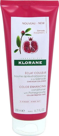 Klorane Color Enchancing Pomegranate Conditioner Farberhalt für Gefärbt Haare 200ml