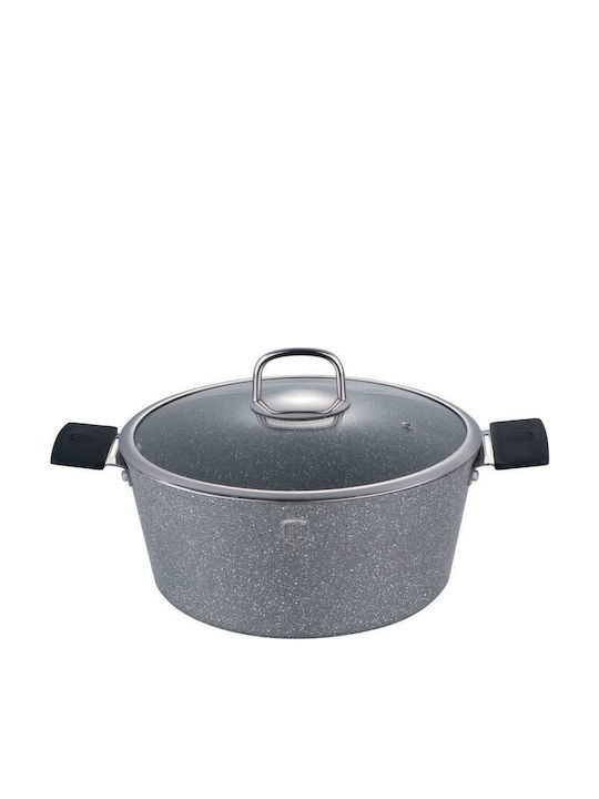 Berlinger Haus Stone Touch Line Tiefer Topf aus Aluminium 4.6Es / 24cm