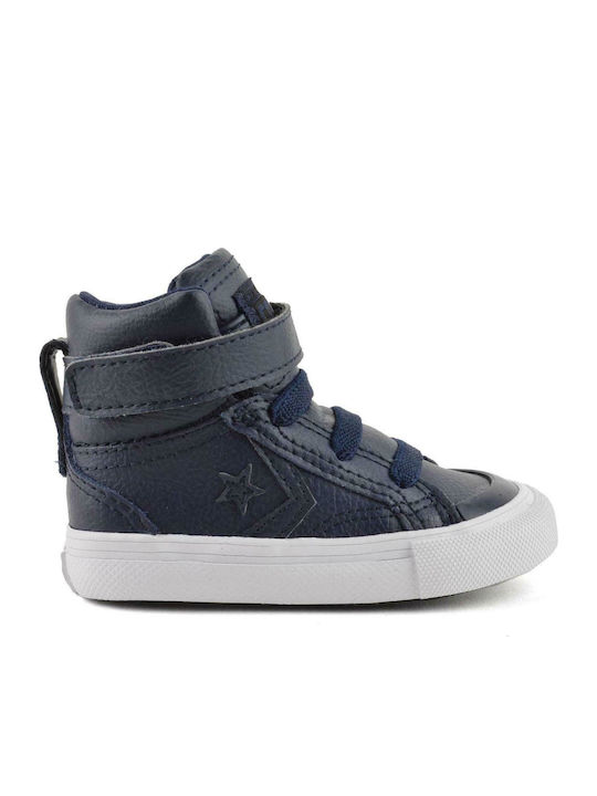 Converse Παιδικά Sneakers High Pro Blaze Strap Hi Ανατομικά για Αγόρι Navy Μπλε