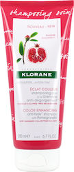 Klorane Pomegranate Color Enchancing Tube Σαμπουάν για Διατήρηση Χρώματος για Βαμμένα Μαλλιά 200ml