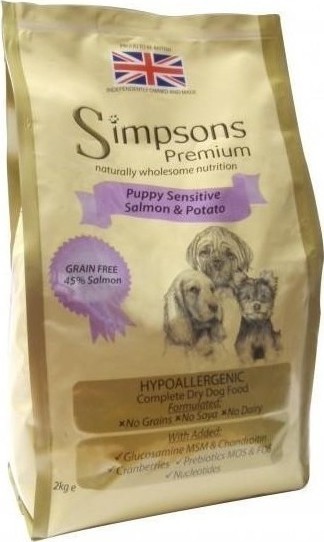 simpsons premium sensitive puppy