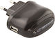 Esperanza Wireless Charger with USB-A Output Port Black