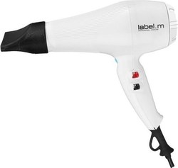 Label.M Ceramic Tourmaline Dryer White Ionic Professional Hair Dryer 2200W