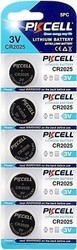 Pkcell Μπαταρίες Λιθίου CR2025 3.0V 5τμχ