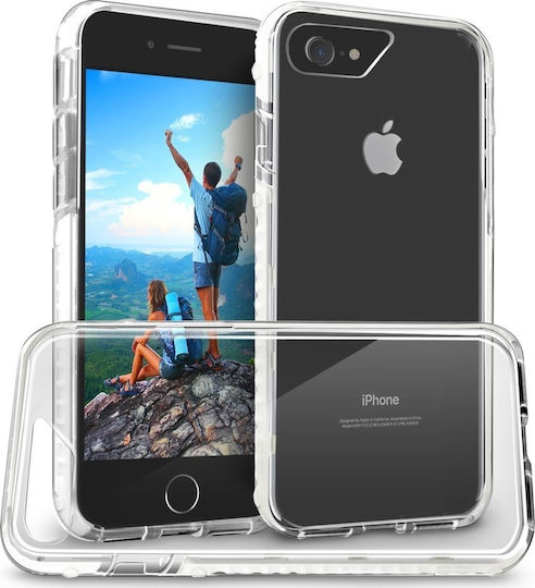Orzly Fusion Bumper Clear Umschlag Rückseite Silikon Transparent (iPhone SE 2022/2020/8/7)