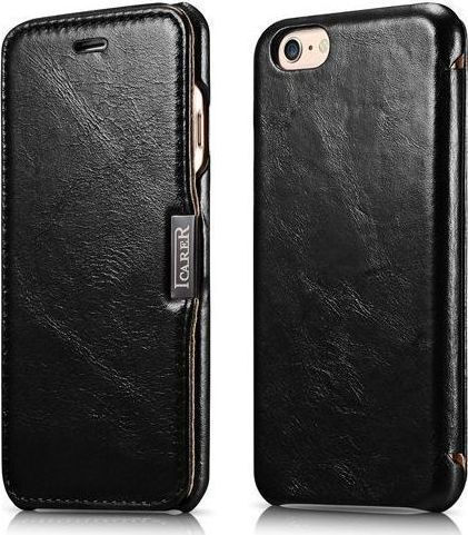 iCarer Vintage Folio Book Δερματίνης Μαύρο (iPhone 6 Plus / 6s Plus)