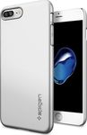 Spigen Thin Fit Plastic Back Cover Silver (iPhone 8/7 Plus)