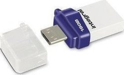 Integral Micro Fusion OTG 16GB USB 3.0 Stick με σύνδεση USB-A & micro USB-B Μωβ