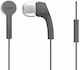 KEB9I In-ear Handsfree με Βύσμα 3.5mm Γκρι