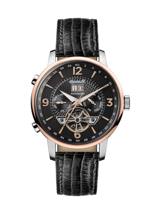 Ingersoll Grafton Automatic Ρολόι Αυτόματο με Δερμάτινο Λουράκι
