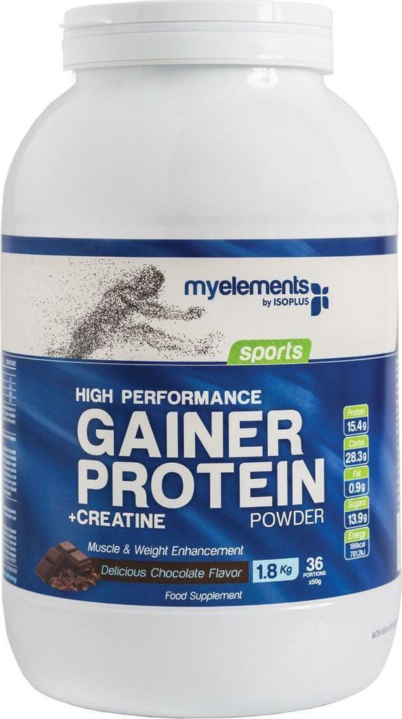 My Elements Gainer Protein Creatin Powder 1800gr Σοκολάτα Skroutz.gr