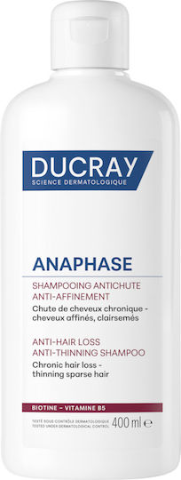 Ducray Anaphase+ Σαμπουάν κατά της Τριχόπτωσης για Εύθραυστα Μαλλιά 400ml